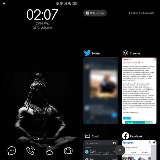 Cara Split Screen Xiaomi 1 3ca46