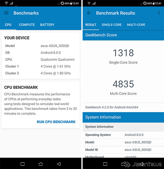 Asus Zenfone 5 Geekbench 273b4