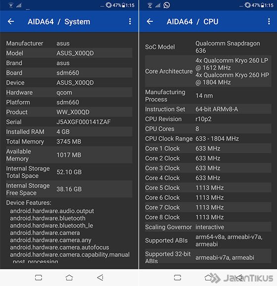 Asus Zenfone 5 Soc F21ae