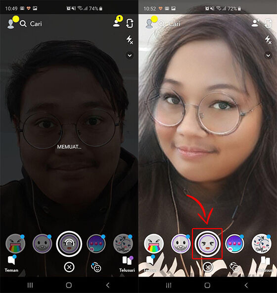 Snapchat Filter Cowok Jadi Cewek 04 B050c