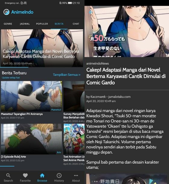 Download AnimeIndo APK Terbaru 2020 | Nonton Anime Gratis! | JalanTikus