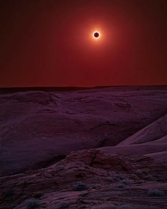 Gerhana Matahari Di Canyon De Chelly Arizona 73f54
