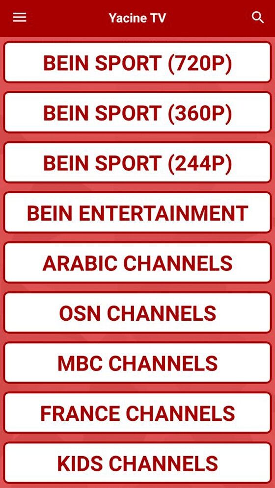 Yacine Tv Apk Mod 31549