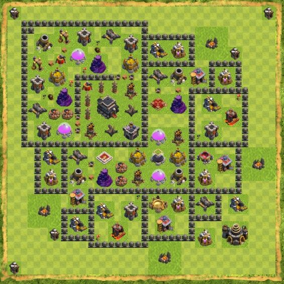 Base Defense Coc Th 9 23