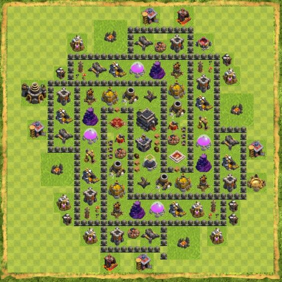Base Defense Coc Th 9 27