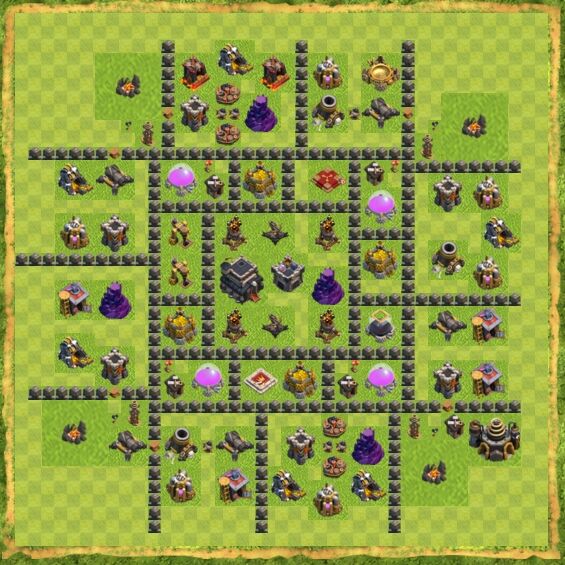 Base Defense Coc Th 9 39