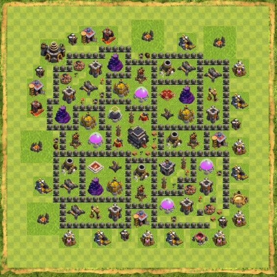 Base Hybrid Coc Th 9 11