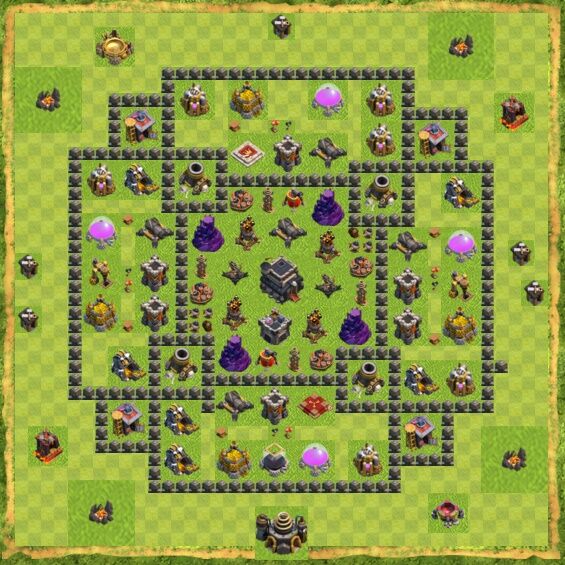Base War Coc Th 9 11