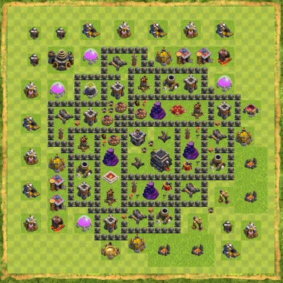 Base War Coc Th 9 12