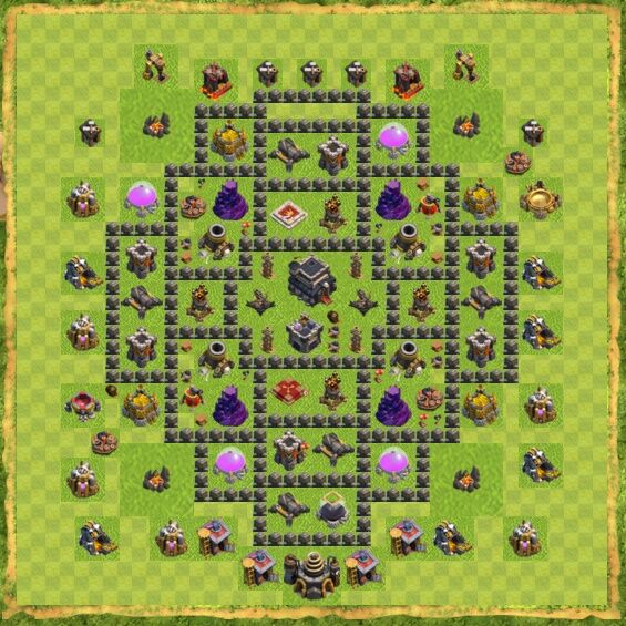 Base War Coc Th 9 27