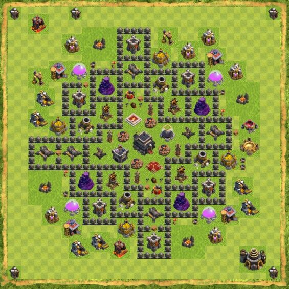 Base War Coc Th 9 3