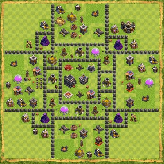 Base War Coc Th 9 38