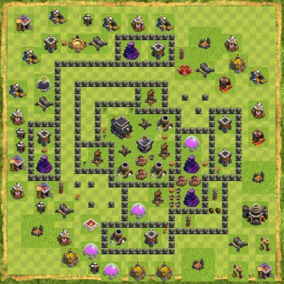 Base War Coc Th 9 42