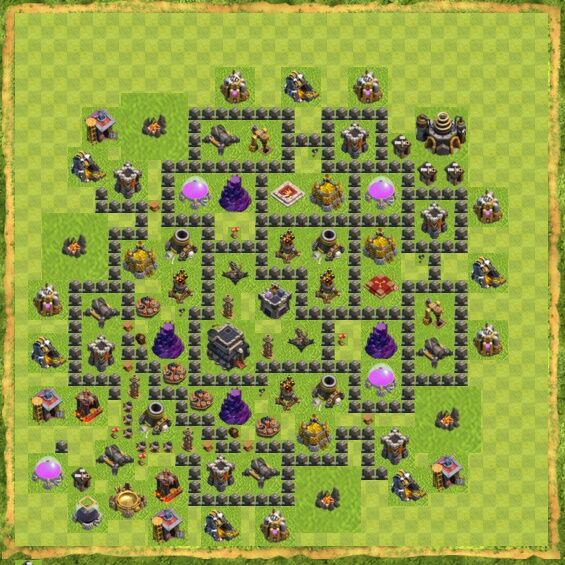 Base War Coc Th 9 49