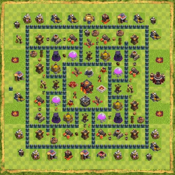 Base Defense Coc Th 10 23