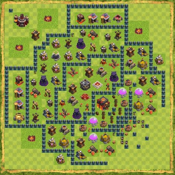 Base Defense Coc Th 10 27