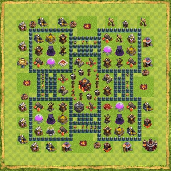 Base Hybrid Coc Th 10 35