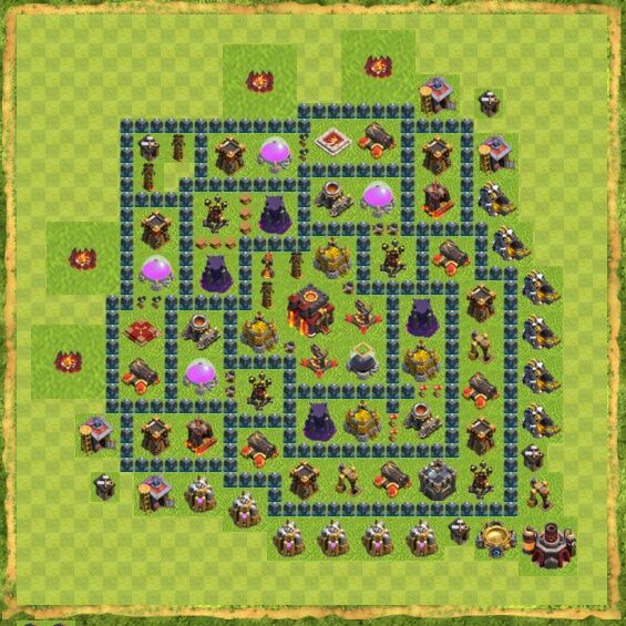 Base Hybrid Coc Th 10 36