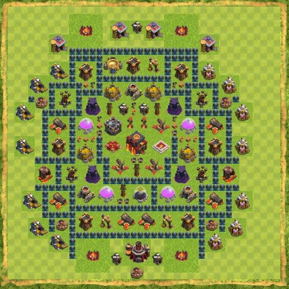 Base Hybrid Coc Th 10 38