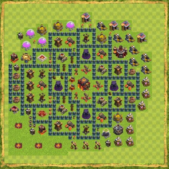Base War Coc Th 10 11