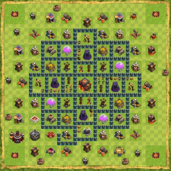 Base War Coc Th 10 15