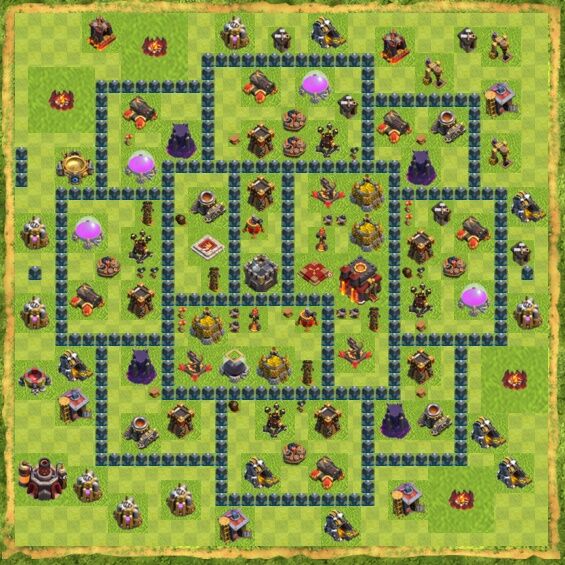 Base War Coc Th 10 20