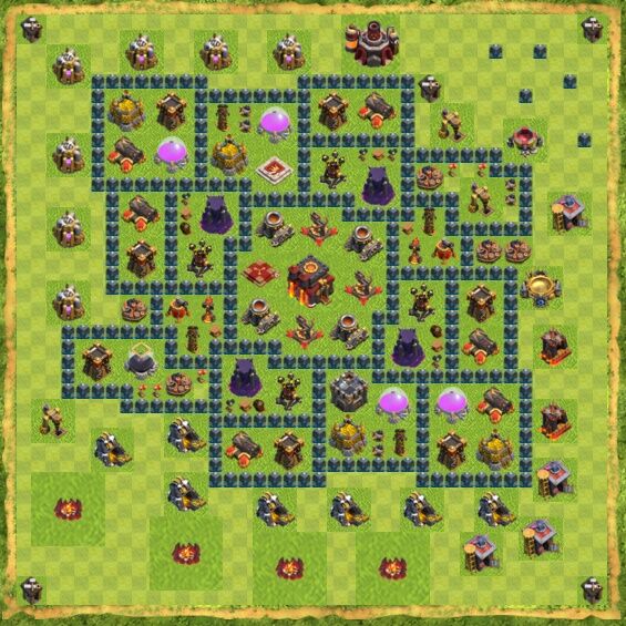 Base War Coc Th 10 22