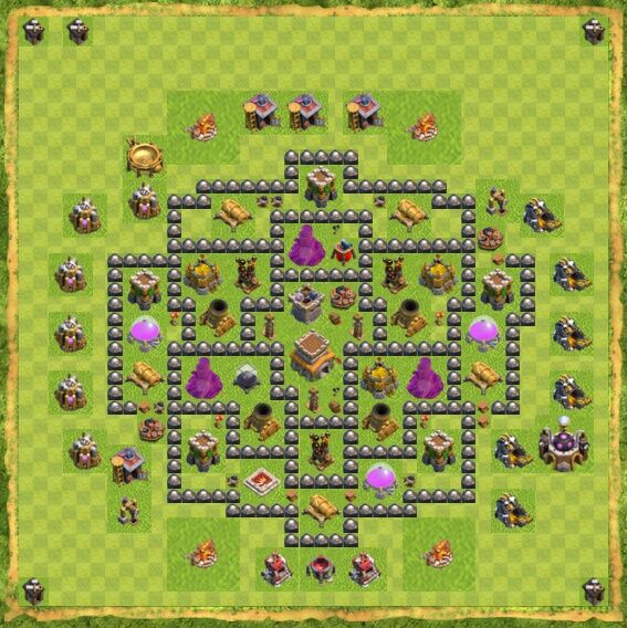 Base Hybrid Coc Th 8 17