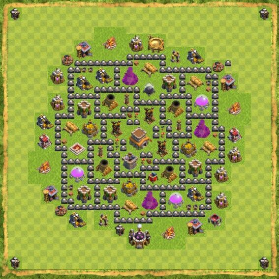 Base Hybrid Coc Th 8 19