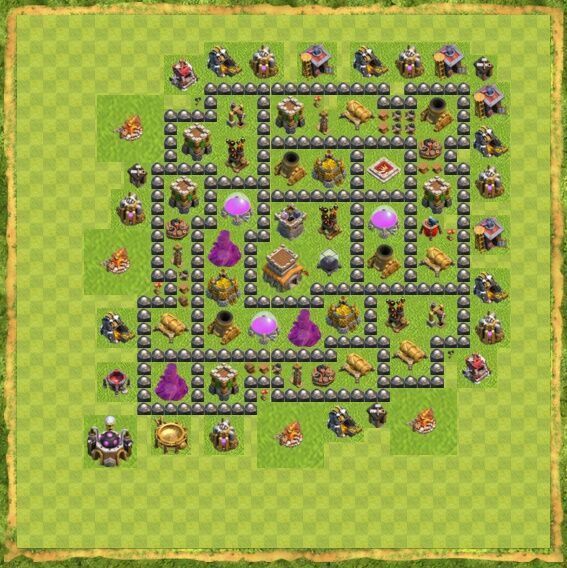 Base Hybrid Coc Th 8 30