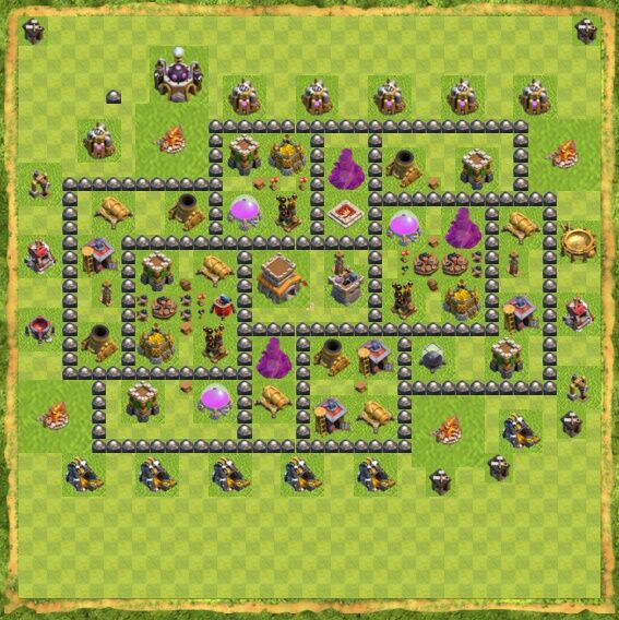 Base War Coc Th 8 23