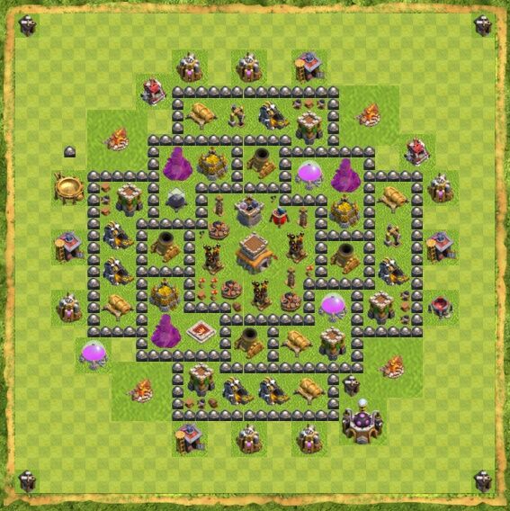 Base War Coc Th 8 26