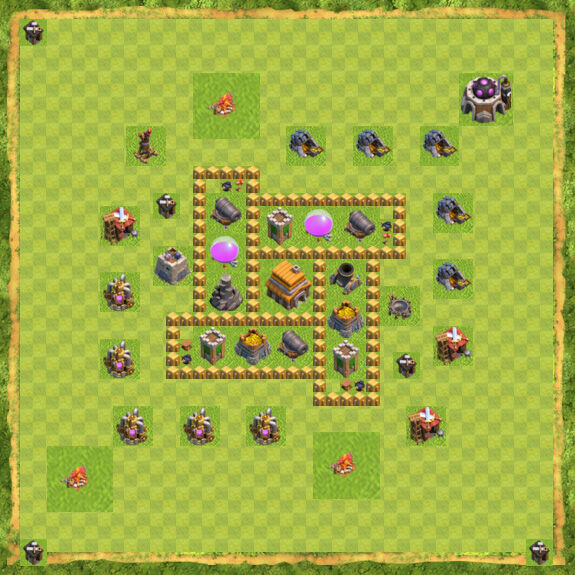 Base Defense Coc Th 5 12