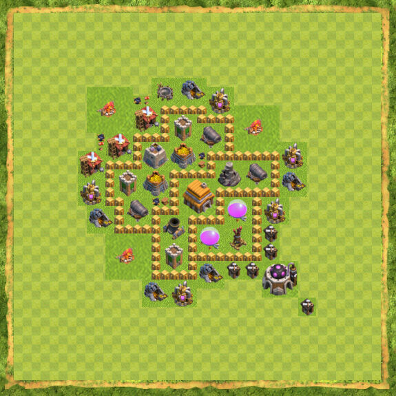 Base Defense Coc Th 5 19