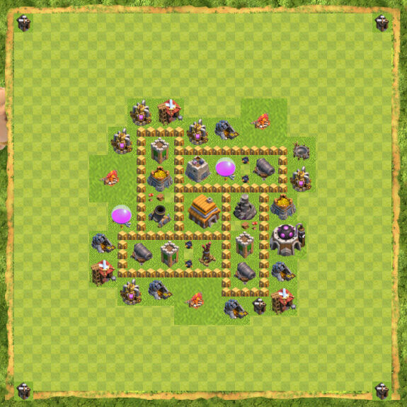 Base Defense Coc Th 5 21