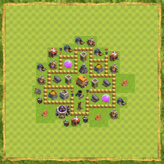 Base Defense Coc Th 5 26