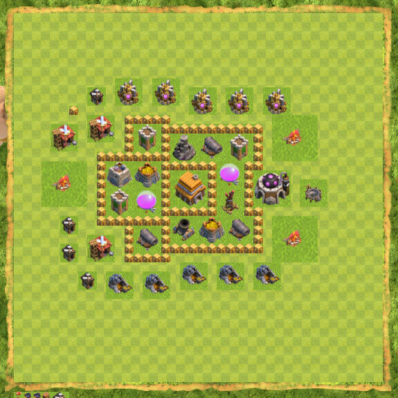Base Defense Coc Th 5 27