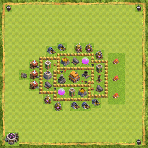 Base Defense Coc Th 5 9