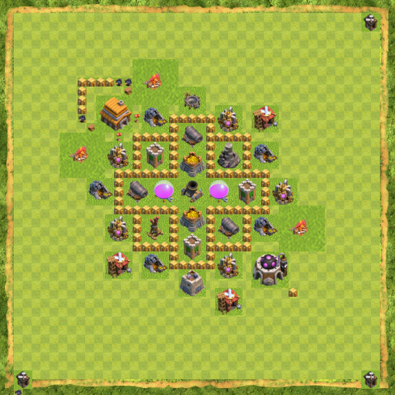 Base Farming Coc Th 5 1