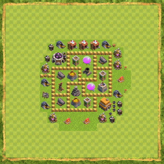 Base Farming Coc Th 5 15