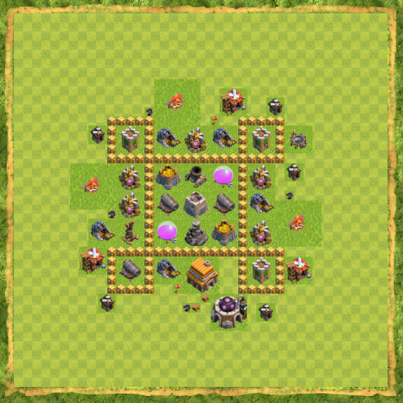 Base Farming Coc Th 5 16