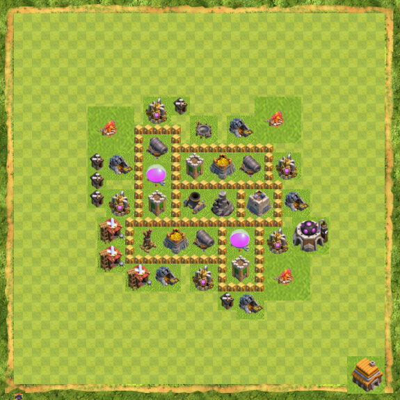 Base Farming Coc Th 5 17