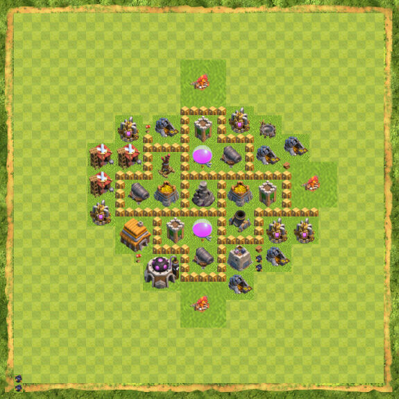 Base Farming Coc Th 5 2