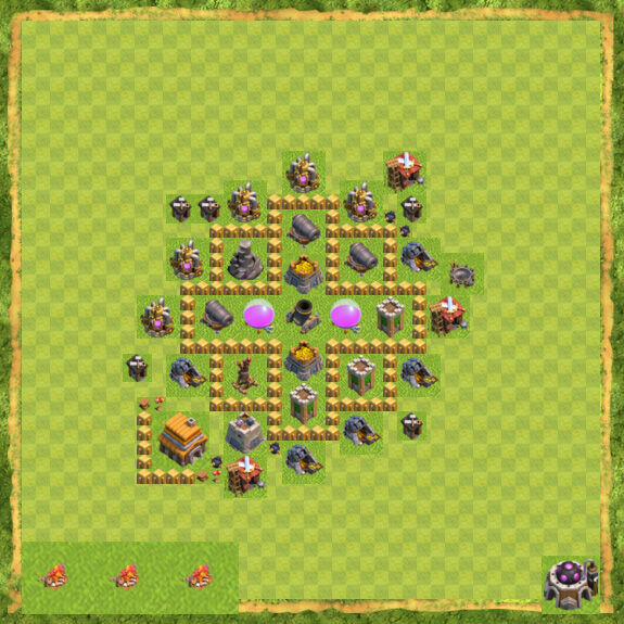 Base Farming Coc Th 5 20