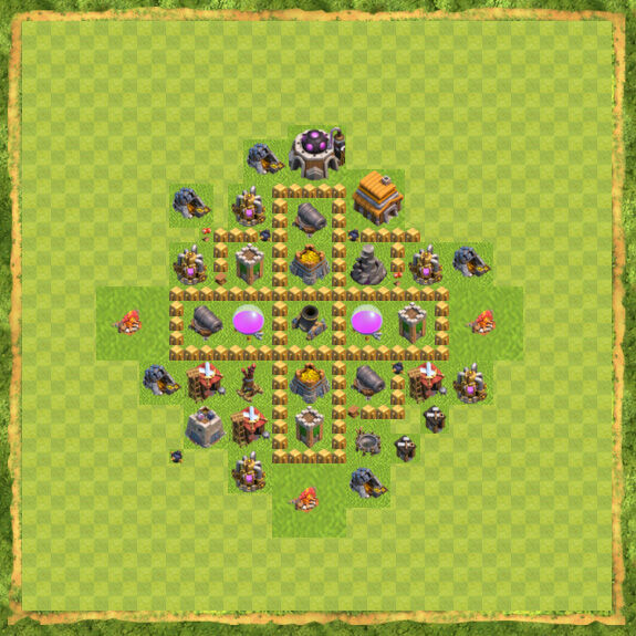Base Farming Coc Th 5 21