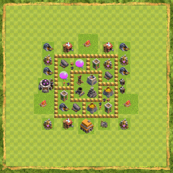 Base Farming Coc Th 5 23