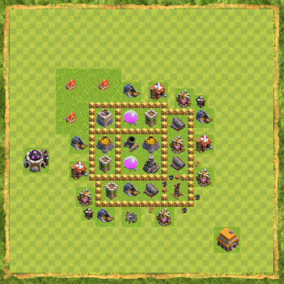 Base Farming Coc Th 5 27