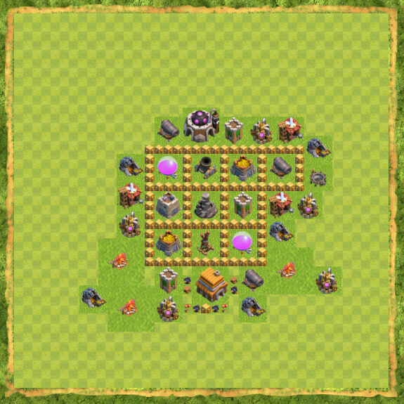 Base Farming Coc Th 5 28