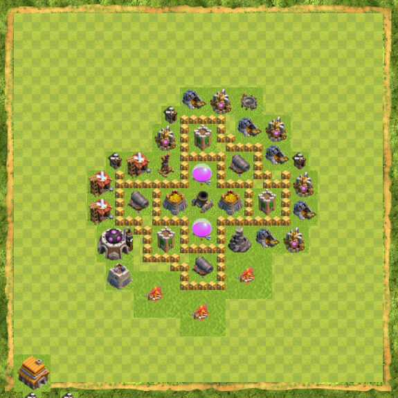 Base Farming Coc Th 5 3