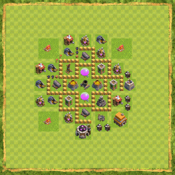 Base Farming Coc Th 5 32